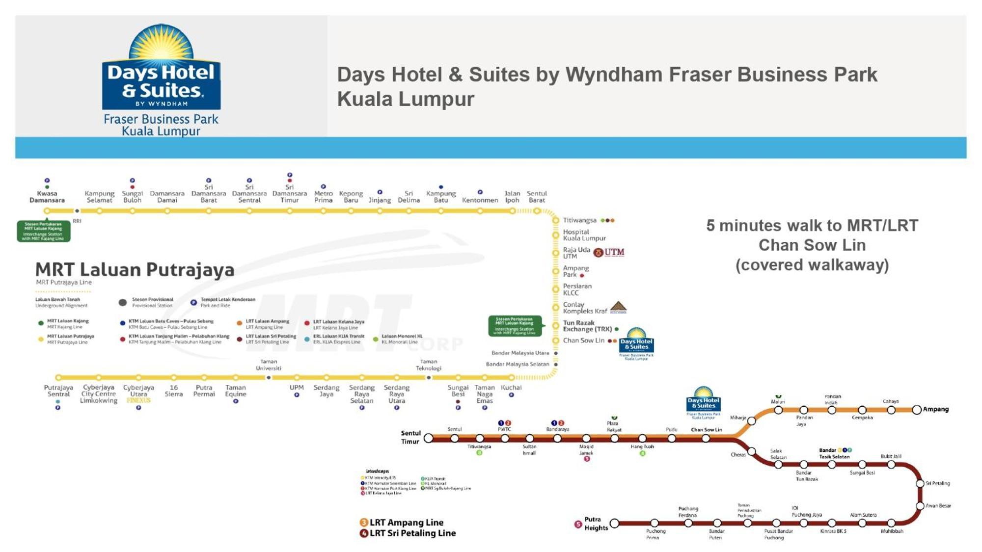 Days Hotel & Suites By Wyndham Kl - Chan Sow Lin Mrt Or Lrt Kuala Lumpur Esterno foto